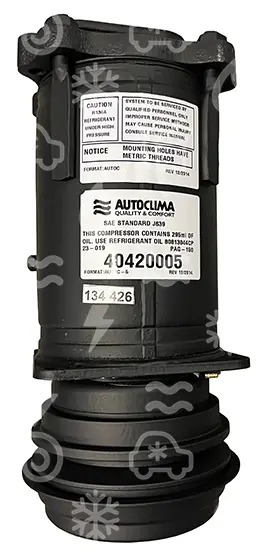 kompresor UNI HARRISON A6, řemenice 132 mm - 1A, 24V, připojení PA